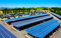 Solar Shaded Parking Lot